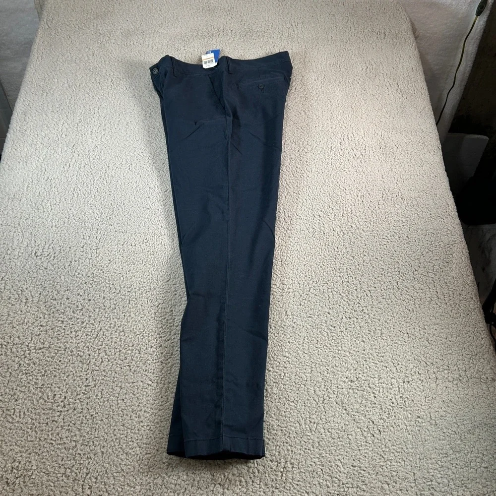 Nautica Mens Clipper Pant Classic Fit Navy Blue Chino Stretch PR9101 33x32 NEW